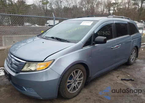 2011 Honda Odyssey Ex-L z USA, uszkodzony, nr VIN 5FNRL5H65BB051163